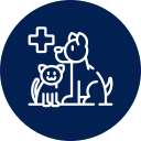 Veterinary care quality certification or accreditation badge for Valley Center Vet Clinic